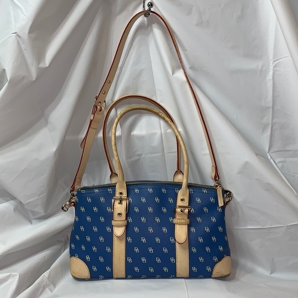 DOONEY and Bourke Signature Blue Satchel - Picture 2 of 16